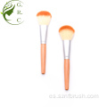 Logotipo personalizado Synthetic Hair Blusher Brushes Makeup